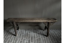 Authentiek Chinees houten bankje 